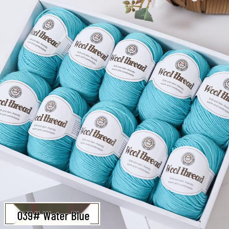 Wool Blend Yarn Ball - Medium Thickness for DIY Knitting Projects