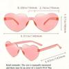 Colorful Heart Shaped Fashion Glasses Women Fun Party Accessories for Birthday Celebration New Year's Music Festival and Wedding