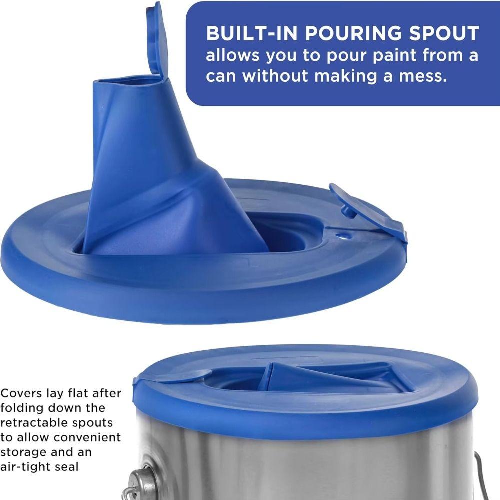 Reduce Messy Drips Paint Can Lid Folding Paint Bucket Paint Bucket Lid Car Maintenance