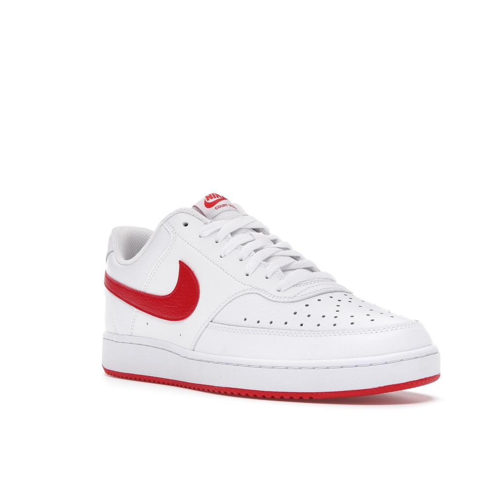 Nike Court Vision Low Men White University Red CD5463-102