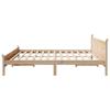 Solid Wood Bed Without Mattress 180x200 Cm Pine Wood