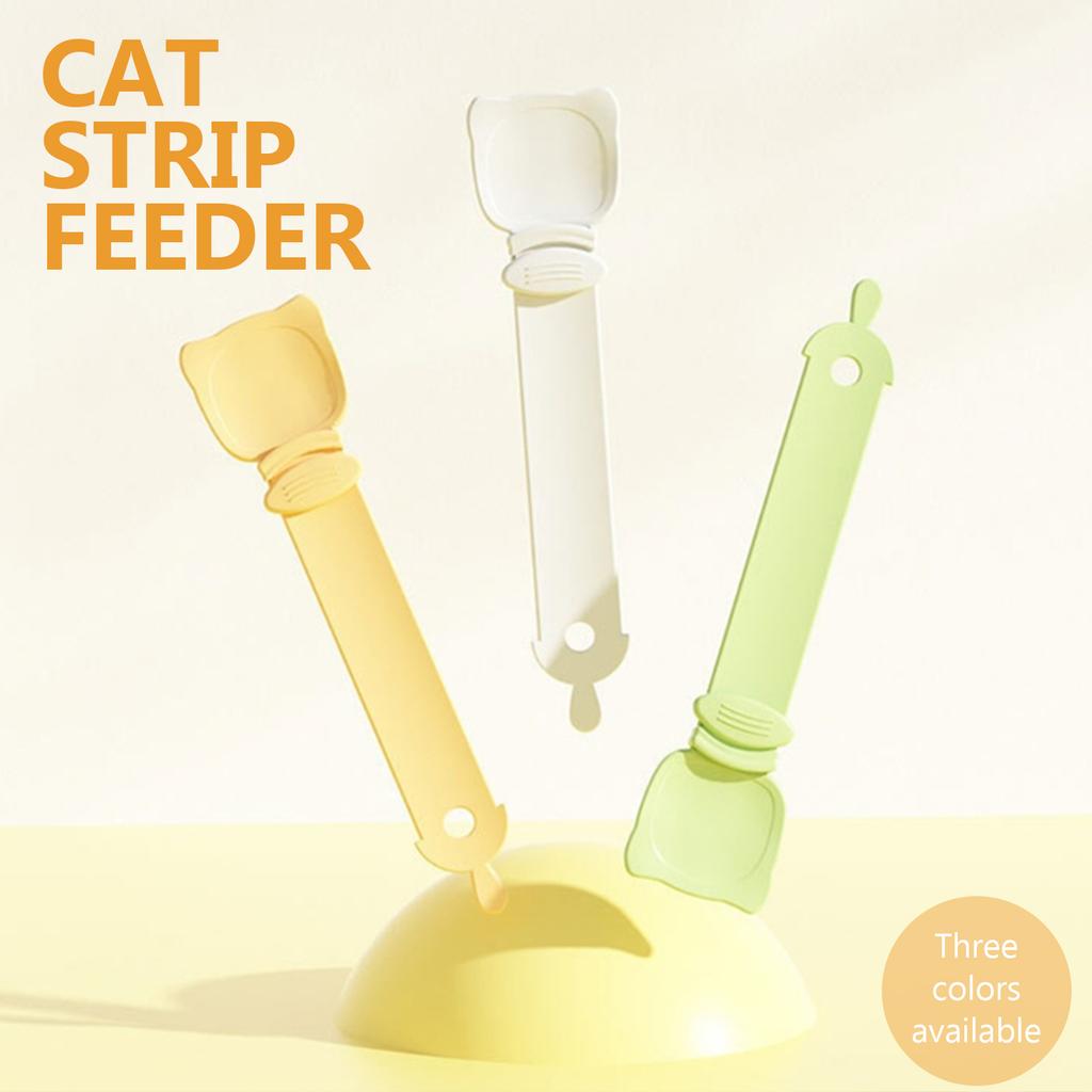 Cat Wet Treats Dispense Spoon Feeding Lickable Wet Treats Daily Artifacts Cat Treat Squeeze Spoon Feeding Supplies