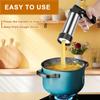Churrera Máquina para Hacer Churros Acero Inoxidable DIY Decoración de Crema para Pasteles Máquina para Hacer Boquillas Molde Galleta Herramienta para Hornear Cocina