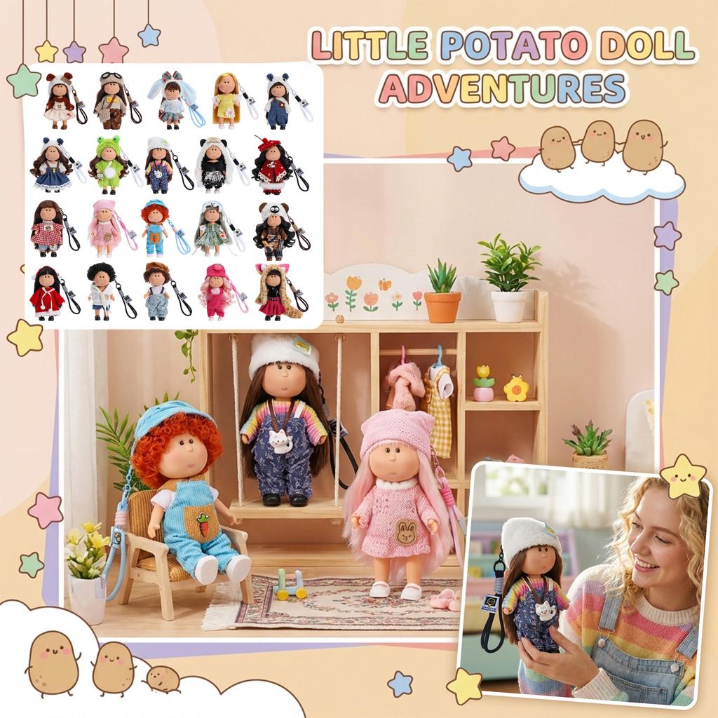14cm Potato Doll Dress Up Doll Doll
