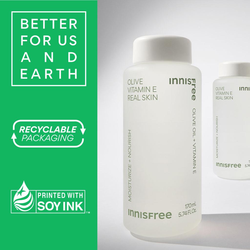 Innisfree Olive Vitamin E Real Skin 170ml AUTHENTIC STORE
