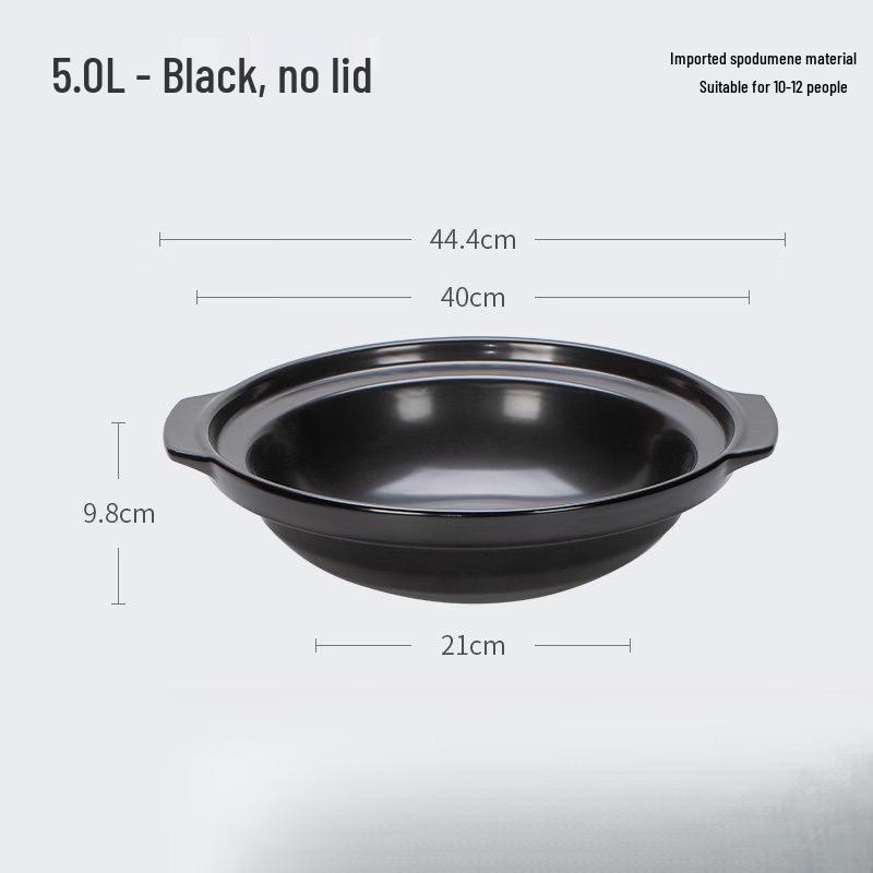 LIEI Commercial Ceramic Shallow Casserole