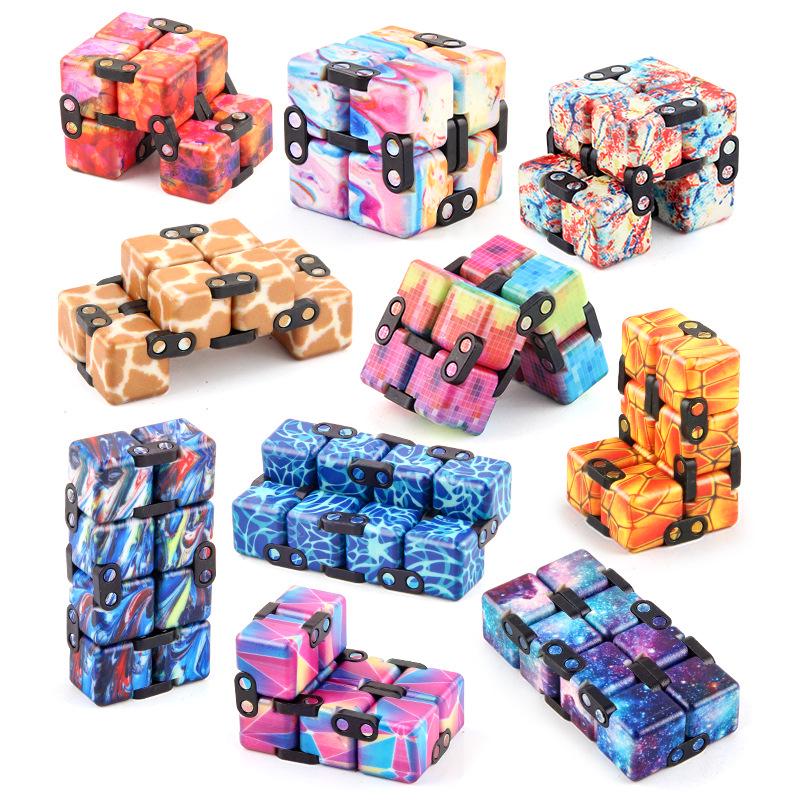 Halloween & Christmas Kids Infinite Decompression Cube Toy