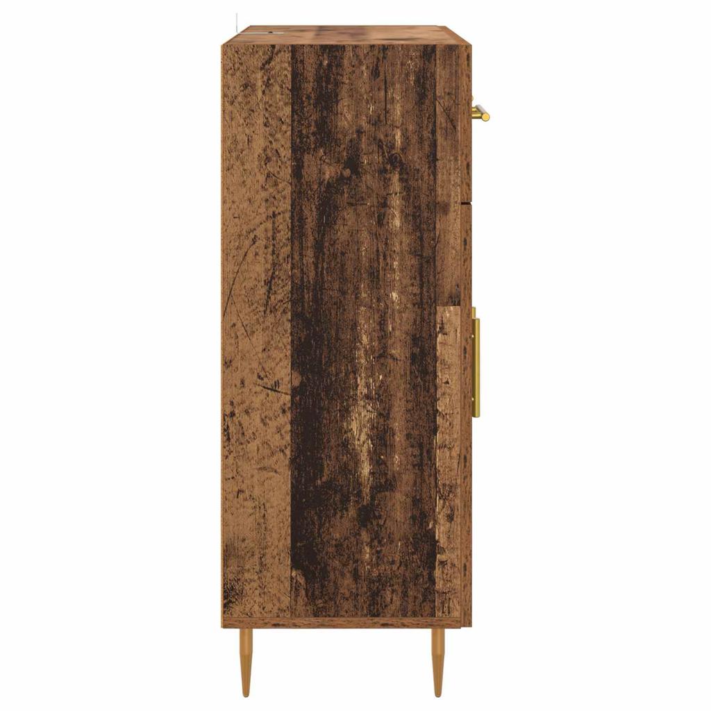 Sideboard Reclaimed Wood 69.5 X 34 X 90 Cm Wood Based Material