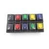 1Pcs On Off  KCD4 Waterproof and Oil Proof Switch Four Feet 2 File with Lights Rocker Power Switch LED 12V 220V
