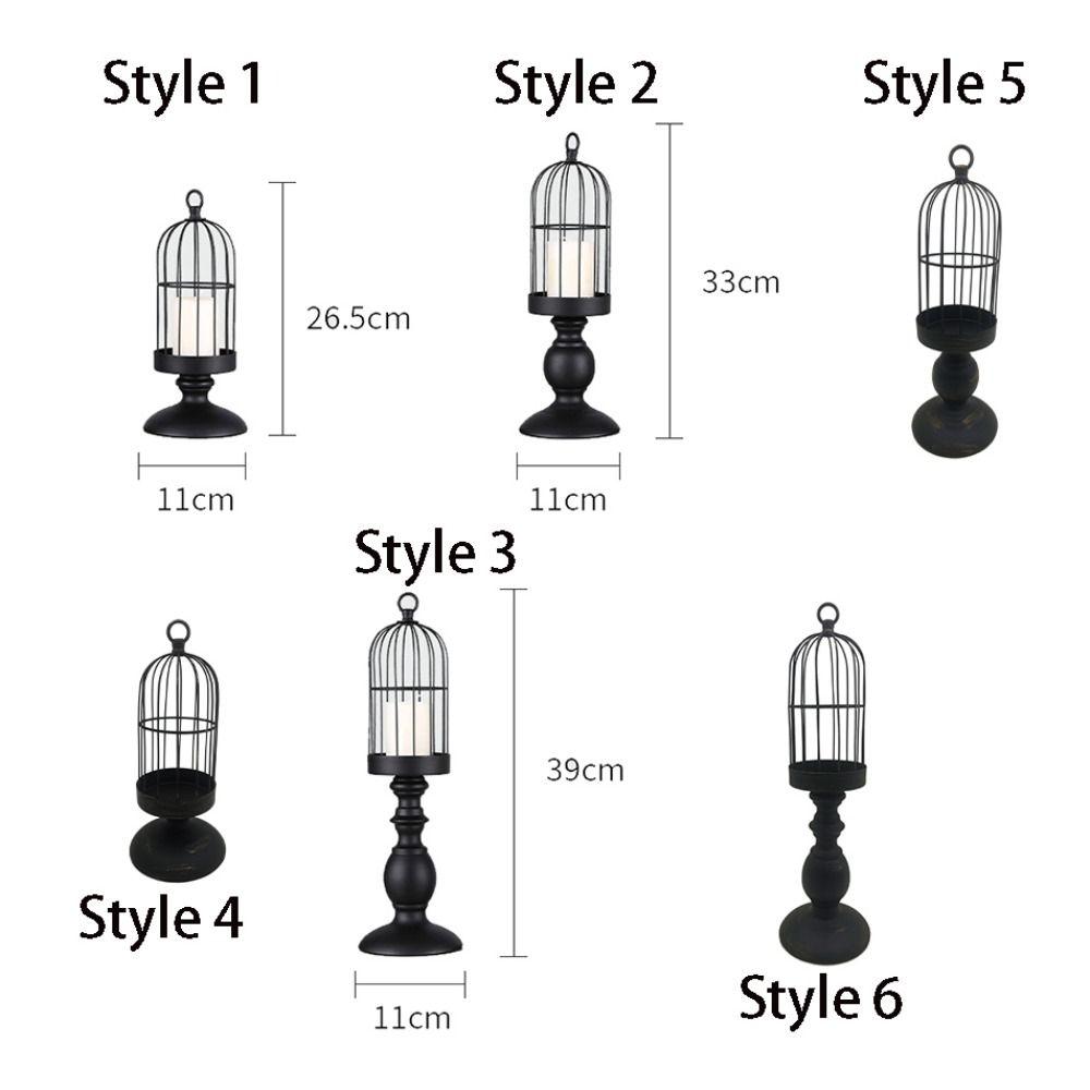 Retro Candle Holder Ornament Creative Candlestick American Style Aromatherapy Candle Stand  Home