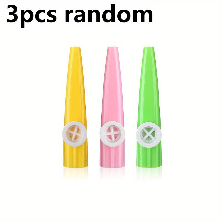 

3/6/12pcs Colorful Plastic Kazoos Musical Party Favors Fun Gifts Prizes Ideal for Celebrations Music Play Events Replaceable JXB
