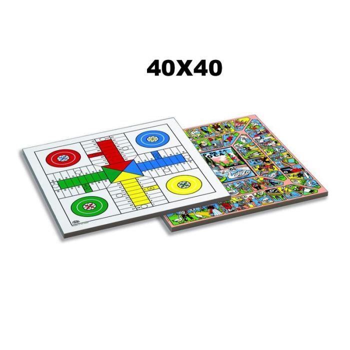 Jeu de société pour toute la famille - Parchis-goose Bois. Jeu