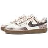 Nike Court Vision Brown Shadow Vintage Low top Skateboard Shoes Unisex White Brown HV2530-100(Team1962-)