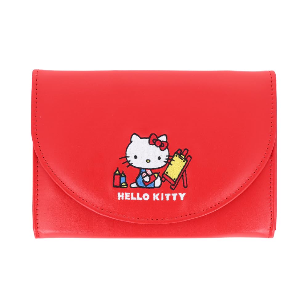 

Sun-Star Stationery Sanrio Character Pouch, Accordion Style, New Life Collection, Hello Kitty, S2333678