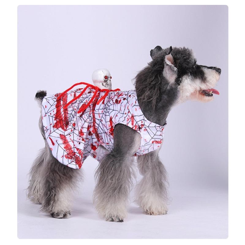 2026 New Style Fashionable Spider Costume Pet Clothing for Cats and Dogs Halloween Cosplay Apparel Pet Supplies Cat Cloth