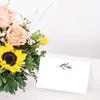 UrbanMingle 25 Elegant Greenery Tent Table Place Cards for Wedding Thanksgiving
