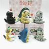 Cat Cute Shark Pvc Toy Figures 6 Pcs Mini Collectibles For Room Decor Gifts