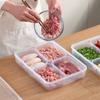 Sealed Frozen Meat Box Plastic Fridge Organizer Practical Food Preservation Box  Meat Vegetables