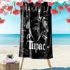 Urban Art Hip-Hop Legacy Beach Towel Beach Soft Swim Absorbent Bath Towel Outdoor Pool Towel Outdoor Picnic Beach Mat Printing Fashion