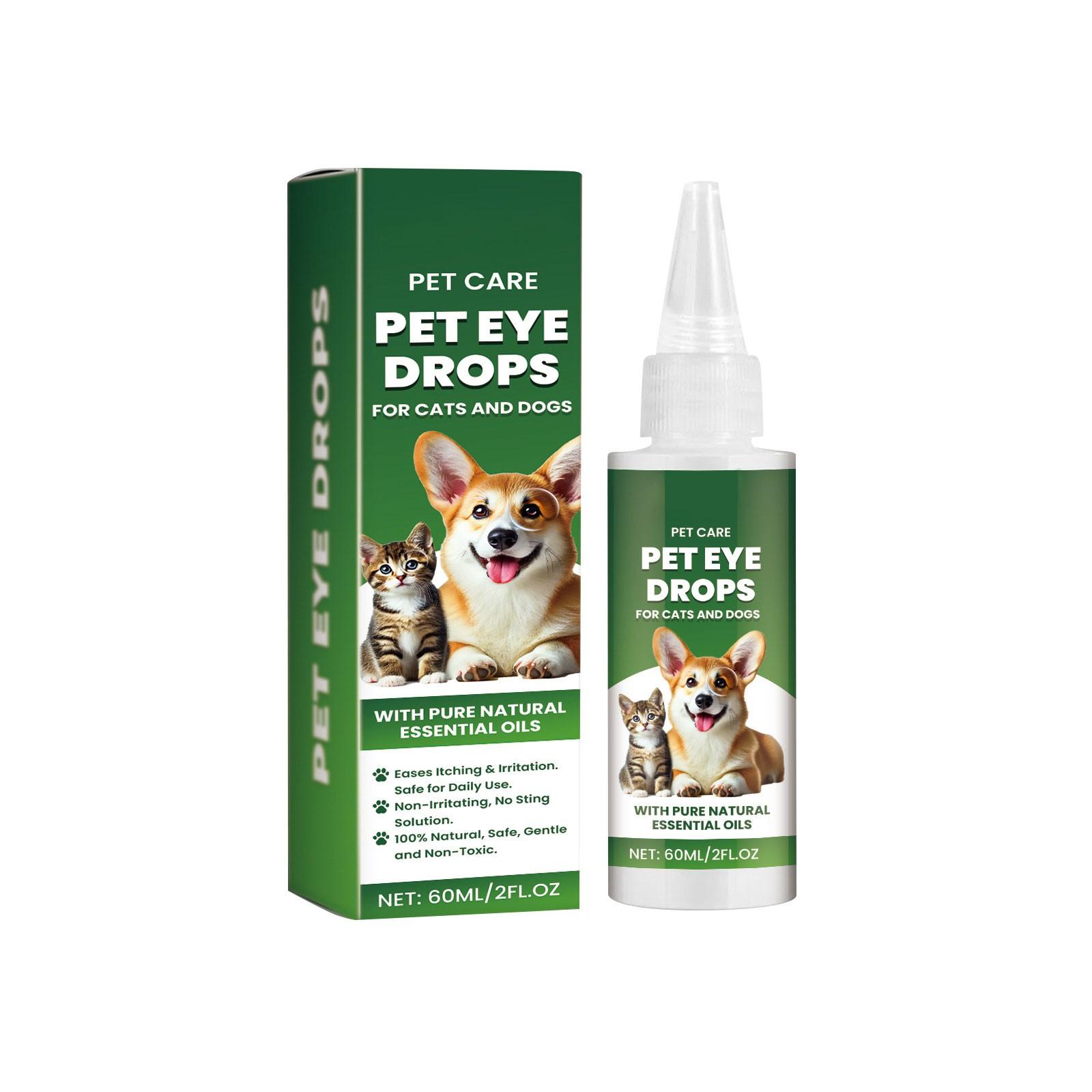 

Капли для глаз для домашних животных 60 мл Удаление пятен от слез у собак, капли для глаз для домашних животных, чистящие средства для глаз у кошек One Size зелёный