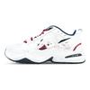 Nike Air Monarch 4 Cushioning Slip Resistant Abrasion Resistant Height Increasing Low Top Chunky Sneakers Unisex 415445-102(Team76-)