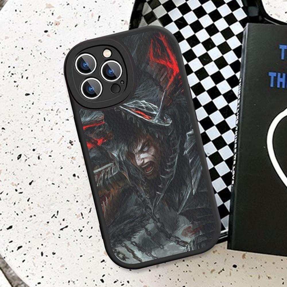 Anime Berserk Phone Case Hard Leather For IPhone 16 15 14 13 12 Mini 11 14 Pro Max Xs X Xr 7 8 Plus Fundas