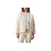 Letter Badge Quilted Loose Fit Denim Jacket Women Jackets Natural J20J223883-1AA