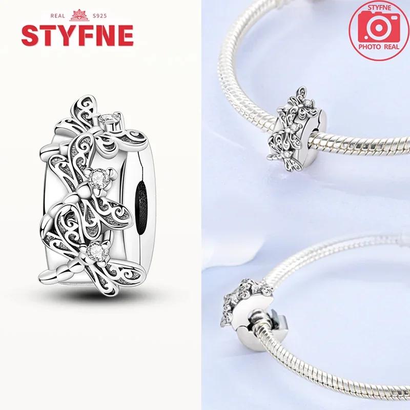 

copper Colorful Butterfly Collection Charm Bead Charms Sparkling Zircon Bead Charms Compatible With Authentic Bracelets Do It Yourself Fine Jewellery