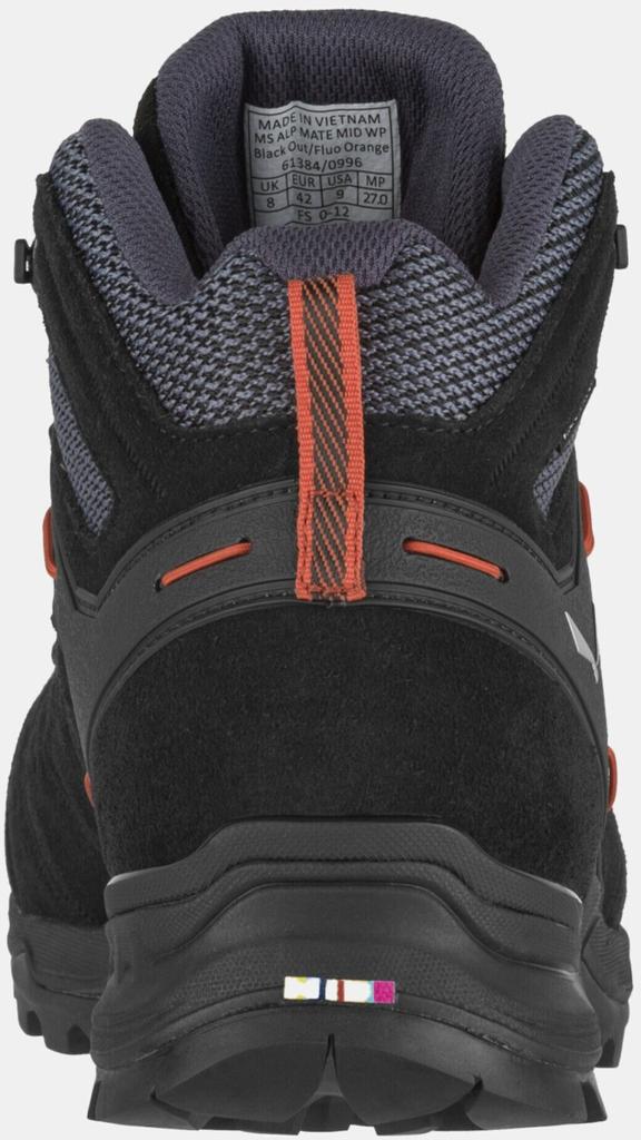 Hiking Shoes Salewa Alp Mate Mid WP Black Out/fluo Orange