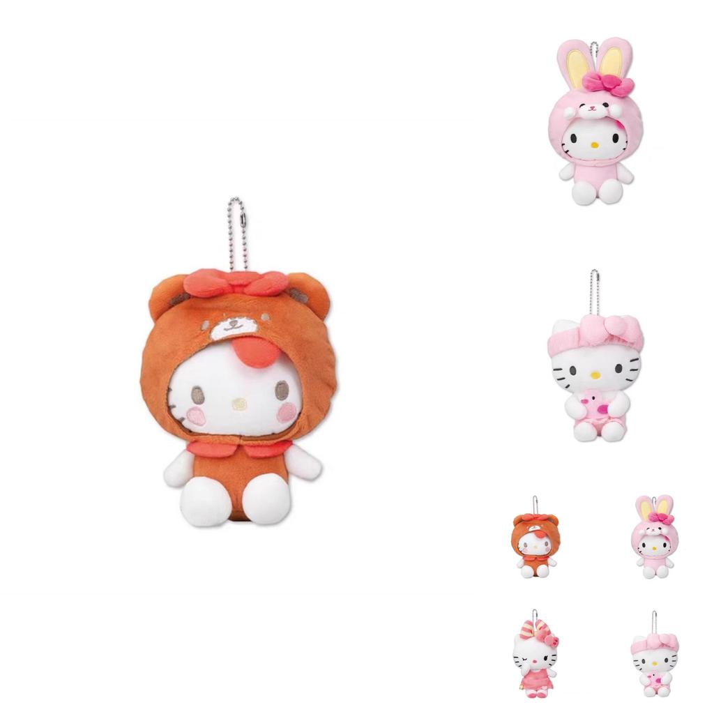 Charming Hello Kitty 50th Anniversary Plush Bear And Bunny Toy With Beautiful Designs