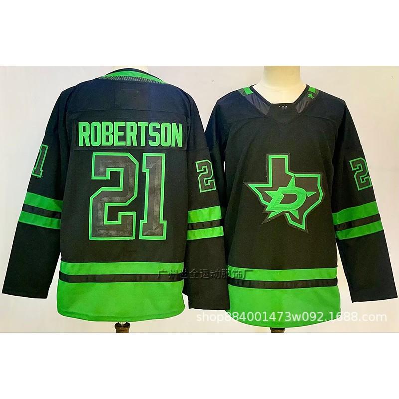 Dallas Stars Ice Hockey Jersey Mens Retro Embroidered Long Sleeve Cotton Blend Team Sport Uniform