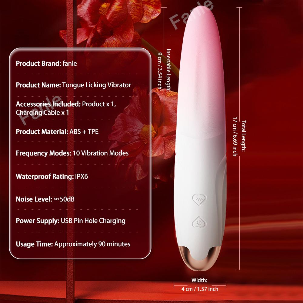 Nipple Vagina Tongue Licking Vibrator Massager Masturbation for Women Sex Toys Penetration Clitoris Stimulator Adult Supplies