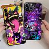Hot Pokemon Gengar Funda Phone Cover Phone Case for Apple iPhone XR XS MAX 15 Pro 7 8 14 13 16 Air 11 12 17 Pro Max