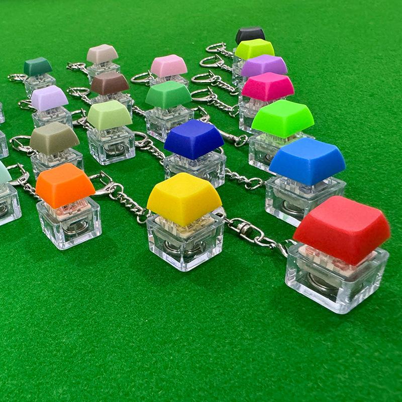 

2/4/6Pcs Keyboard Fidget Toy for Kids Adults Fidget Sensory Toy for Anxiety Stress Relief Silent Keyboard Button Keychain Gift