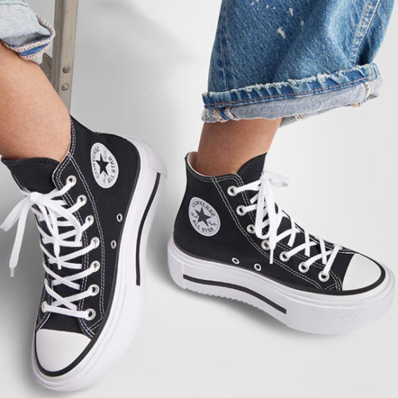 Converse Lift Double Stack Black A12975c
