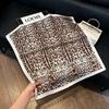 New old money wind chain neck scarf women's commuting versatile soft silk scarf neck protection shawl outer scarf