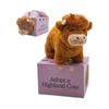 Adoptă o Vacă Highland Legend Plushie Păpuși Animale Drăguțe Pernă Moale de Îmbrățișat Jucării de Pluș pentru Copii Adulți Cadouri de Ziua de Naștere