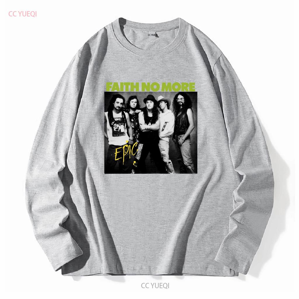 Vintage Faith No More band Poster Unisex T shirt vintage Washed Casual Top For Everyday Wear streetwear Stretched Breathable