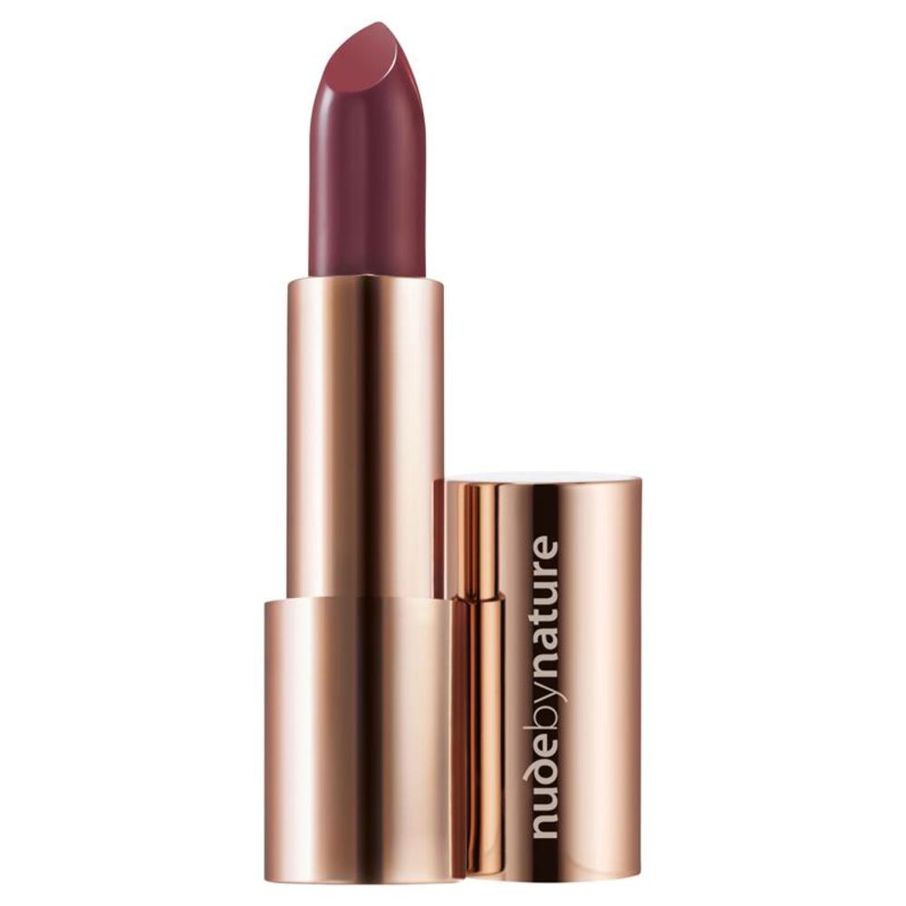 Nude by Nature Moisture Shine Lipstick 07 Deep Plum