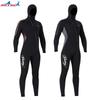 3MM Diving Suit Men's One-piece Hooded Thick Warm Front Zipper Snorkeling Surfing Jellyfish