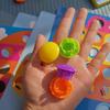 New Mushroom Nail DIY Cartoon Handmade Toys Children's Montessori Educational Toys Intelligent 3D Puzzle Game Jigsaw Board Gifts