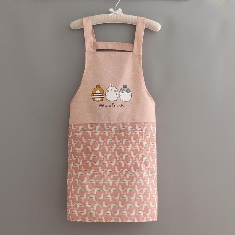 

Delicate Kitchen Apron Breathable Cooking Apron Durable Canvas Apron Adult сірий