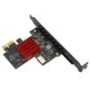 USB3.2 GEN2 Front TYPE E Expansion Card 10Gbps Support KEY A TYPE E PCIE 3.0 2X Interface Expansion Card for Win8 for