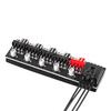 1 to 5 Motherboard Small 4Pin PWM Fan Hub 5 Ports PC Cooling Fan Hub Splitter Speed Controller for Computer Cooling Systerm