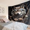Wolf In The Garden Tapestry Room Decoration Wall Hanging for Living Room Bedroom, Dormitory, Birthday and Christmas Gifts