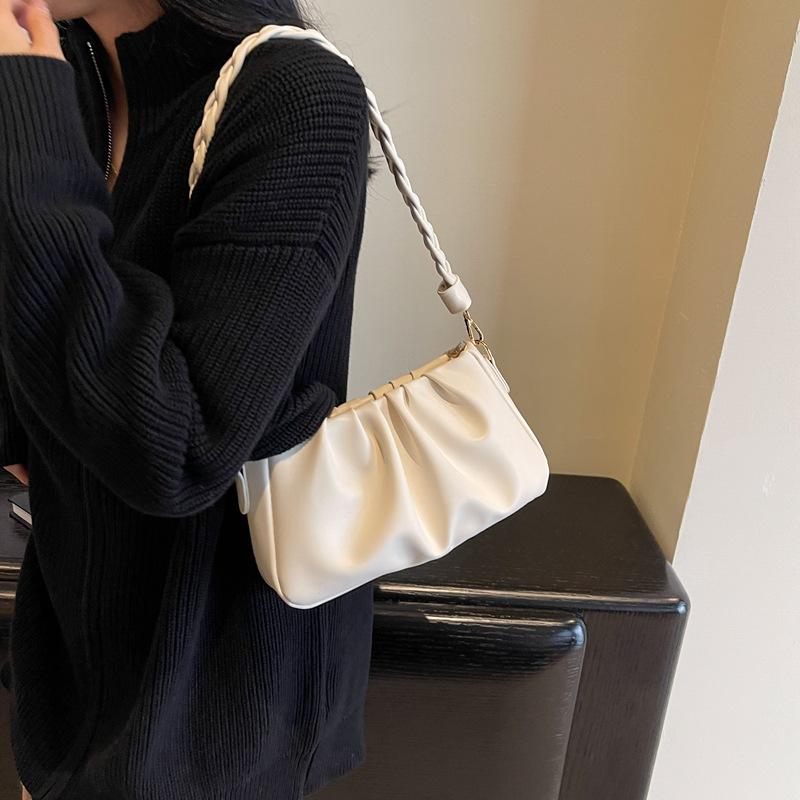 Gefaltete Unterarm Kleine Quadratische Tasche Damen Neue Vielseitige Schultertasche