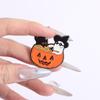Halloween Pumpkin Cat Enamel Pins Custom Cute Ghost Mr. Brooches Lapel Badges Clothes Animal Jewelry Gift for Friends