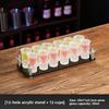 Glass Shot Cups Set with Stand Whiskey Cocktail Bomber Shot Glasses for Party Bar