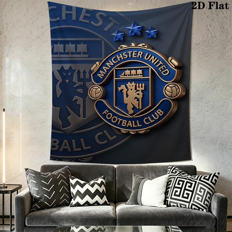 Manchester Crest Artwork Threepiece Set 1 Duvet Cover 2 Pillowcase Without Core Christmas Birthday Gift Duvet Cover And Pillowcase
