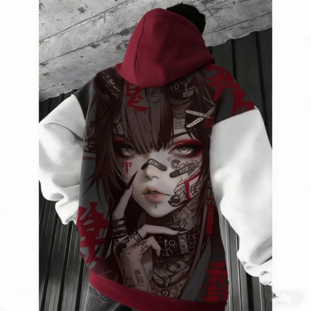 Spring Anime Girl Print Kids Hoodie Boy Girl Fashion Sexy Samurai Tracksuit Casual Hoodie Sweatshirt Autumn Clothes Y2k Coat